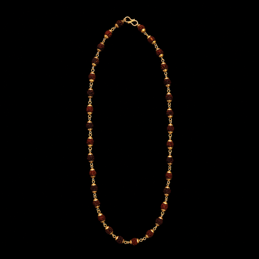 Royal Rudraksha Gold chain