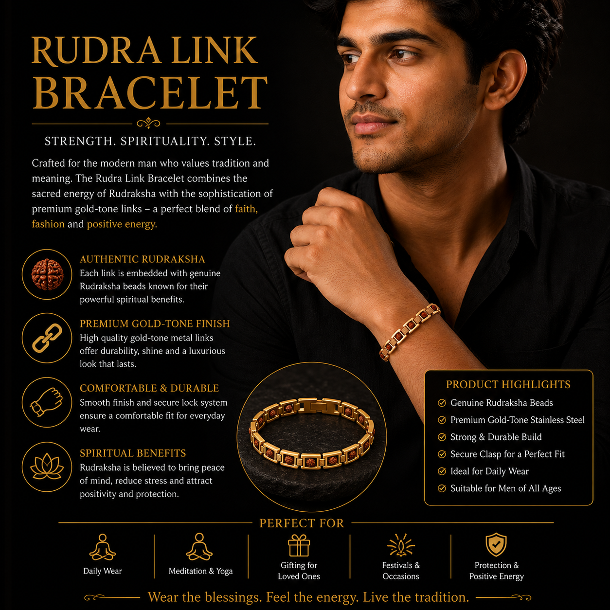 Mahadev blessing Bracelet - Image 3