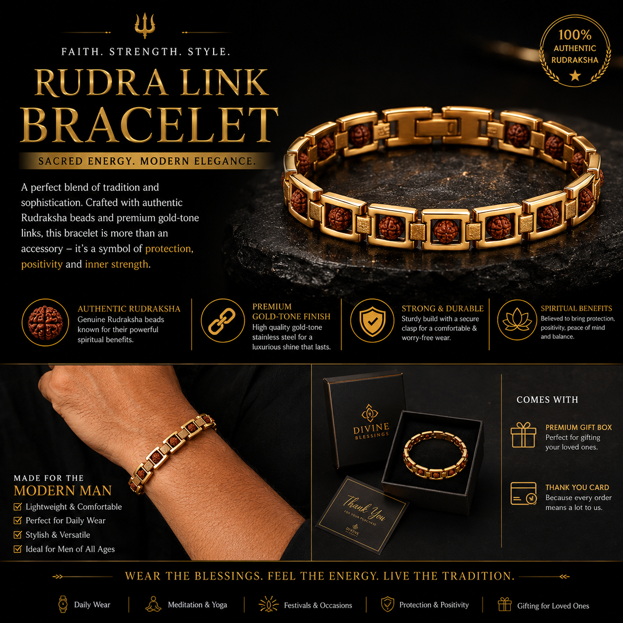 Mahadev blessing Bracelet - Image 4